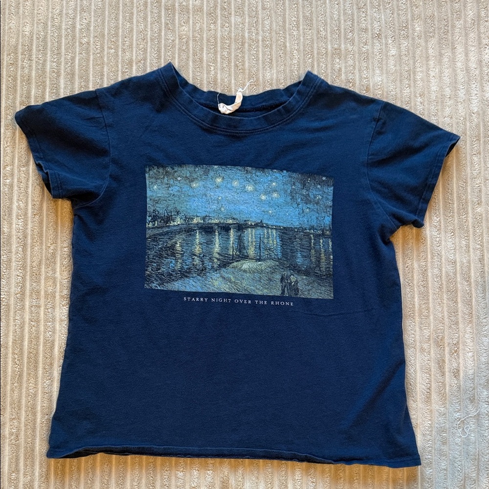 Women's Navy Blue Starry Night Tee